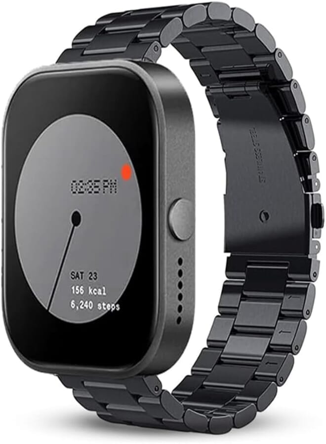 O Ozone Metal Band Compatible with CMF by Nothing Watch Pro Watchband Bracelet, Stainless Steel Replacement Bracelet Wristband Wrist Strap Smart Watch Accessories for Men